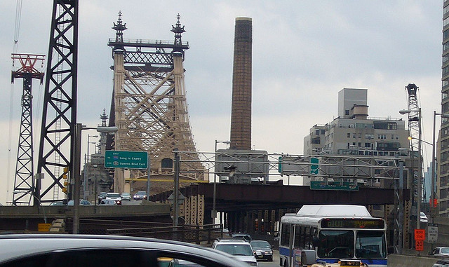 Bus riders shouldn't have to sit in traffic across the Queensboro Bridge. Photo: _ via Flickr.