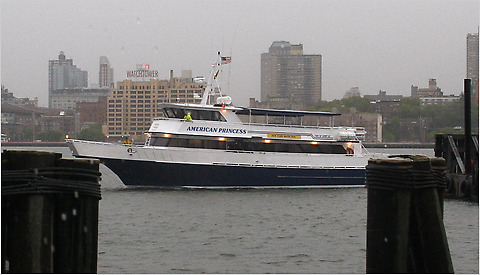The Rockaway ferry, shown here, wasn't able to survive even with city subsidy. Photo: New York Times.