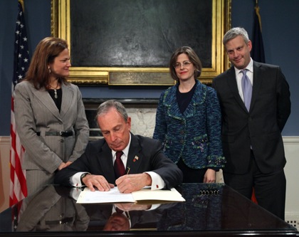 Mayor Bloomberg just signed two bills making domestic violence and hate crime data public. Why won't he support the same for traffic crimes? Photo: __