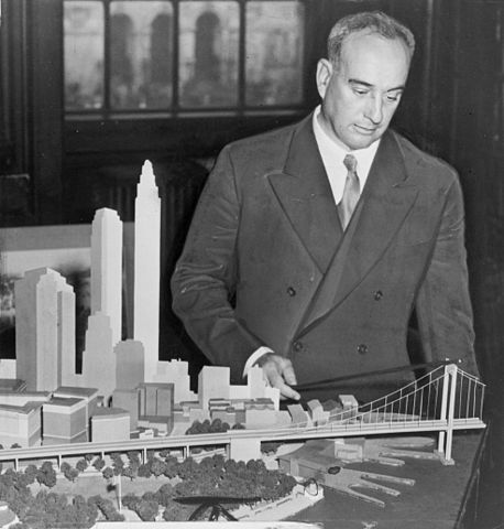 Andrew Cuomo is now holding up Robert Moses as the explicit model for his transportation policy. Image: Wikimedia