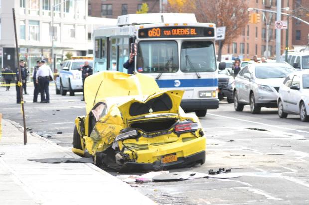 Man Chit Cheng and Mu Wang Lin were fatally struck by a Camaro driver on Queens Boulevard.  Photo: ##http://www.dnainfo.com/new-york/20131111/elmhurst/driver-jumps-curb-kills-two-pedestrians-on-queens-boulevard-police-say##DNAinfo##
