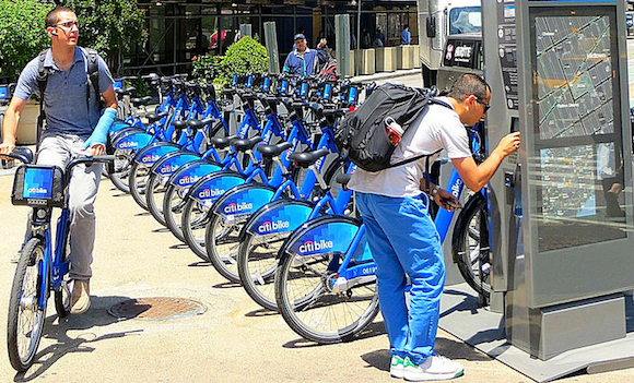 Most Citi Bike users ride bike-share for work or errands. Photo: John Wisniewski/Flickr