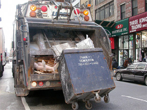 A 1999 report found that garbage truck drivers had the highest fatality rate of any category of NYC motorist. The city says it would take 1,000 new trucks to recycle foam food and drink containers. Photo: ##http://www.flickr.com/photos/southerncalifornian/14578962/##So Cal Metro/Flickr##