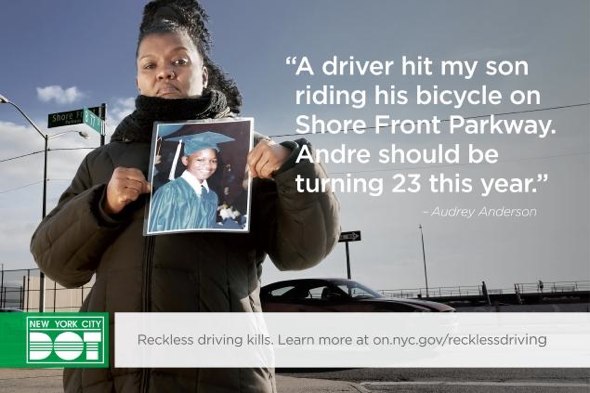 Audrey Anderson's 14-year-old son Andre was killed by a motorist while riding his bike in 2005.
