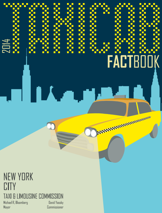 Fun facts about taxis -- but unlike in past years, nothing about driver safety. Image: TLC