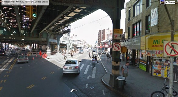 Crash site, from bus driver's point of view. Image: Google Maps