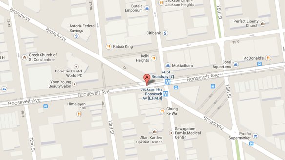 Roosevelt Avenue at Broadway. Image: Google Maps