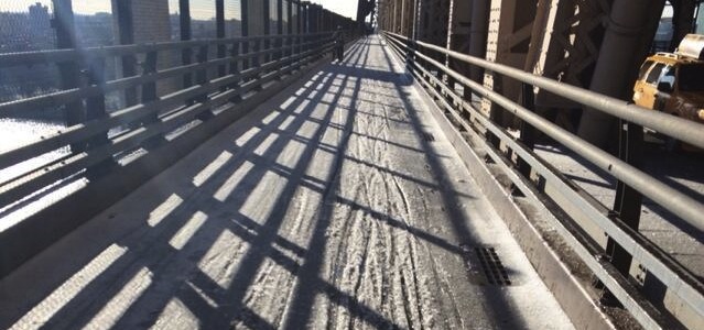 Things were no better on the Queensboro Bridge this morning. Photo: Jeremy Lenz/Twitter