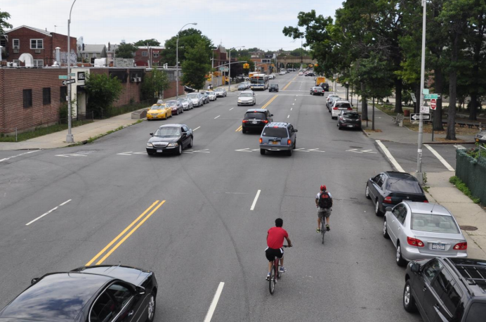 Broadway in Woodside is slated for a road diet. Photo: DOT