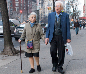 Forty percent of NYC voters age 50 and older say drivers who fail to yield to pedestrians are a major problem. Photo: ##https://www.flickr.com/photos/yourdon/3275748024/in/photolist-5Zt4Ld-dFcMWT-6q5iaQ-92igFP-6Hm3eQ-6b8ndc-6bcvWj-6bcw7f-8rRi4-5pNDRz-7amntd-5pSX41-5pSX5C-aB9UGE-9rYm1g-9rYkwB-9s2jgL-9rYkga-9rYmBr-9s2iU3-9s2hVL-9rYk9K-9s2hH3-9s2i2W-9s2k3S-9s2jQo-9rYn74-9s2jUb-9rYmWH-9rYmuR-9rYknK-9rYmn8-9s2jHm-9s2j5m-9s2aUb-9s2jM5-7aCU1j-hW1dK-7bshZ7-518C71-kSWWt-7ajcDV-4rkx5x-9s2hob-9rYmyB-9s2ik7-gyChfz-4ua1XN-caW7cJ-9TqDDm##Ed Yourdon/Flickr##