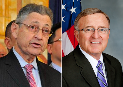 It's up to Speaker Sheldon Silver, left, and Senator John DeFrancisco, right, to stop Cuomo's clean water fund raid. Photos: NY Legislature