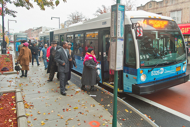 Select Bus Service is a big step up from the pokey local bus, but what's next? Photo: MTA/Flickr