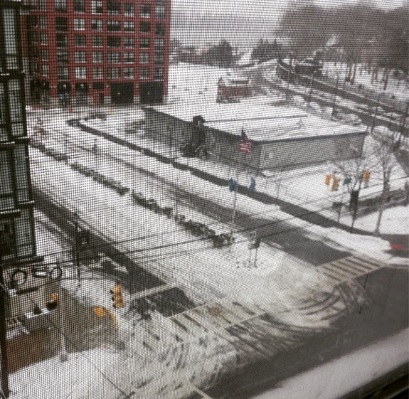 11th Street at Hudson Street, Hoboken. Photo: Alexandra Aiello