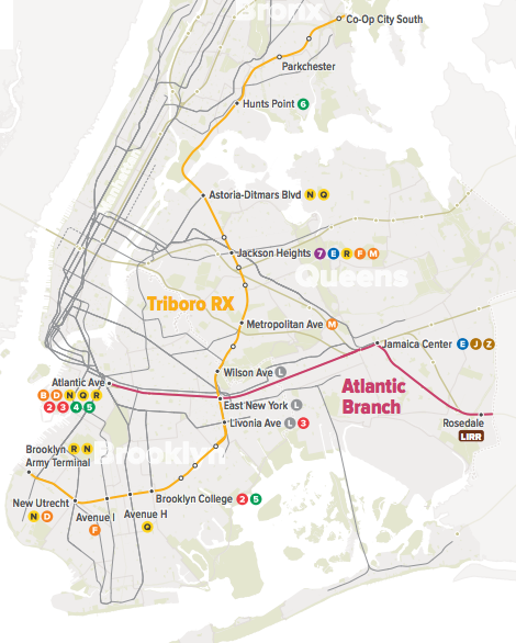 RPA recommends making better use of outer-borough rail lines for passenger service.