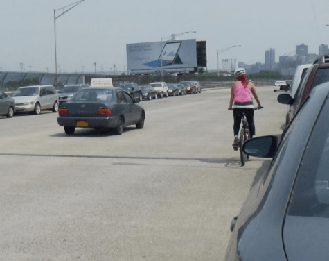 No bike lanes, and maybe not even a road diet, for the Riverside Drive viaduct. Photo: DOT [PDF]
