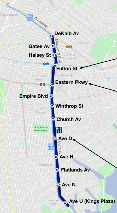B46. Map: DOT/MTA