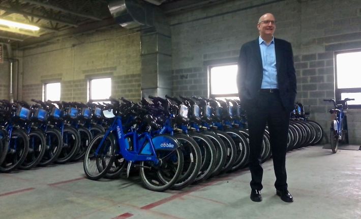 Citi Bike boss Jay Walder says last weekend's software upgrade lays the groundwork for more improvements at the bike-share system. Photo: Stephen Miller