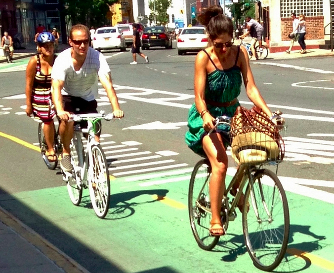 Bill de Blasio's new goals for bicycling aren't as ambitious as his old goals for bicycling. Photo: Juha Uitto/Flickr