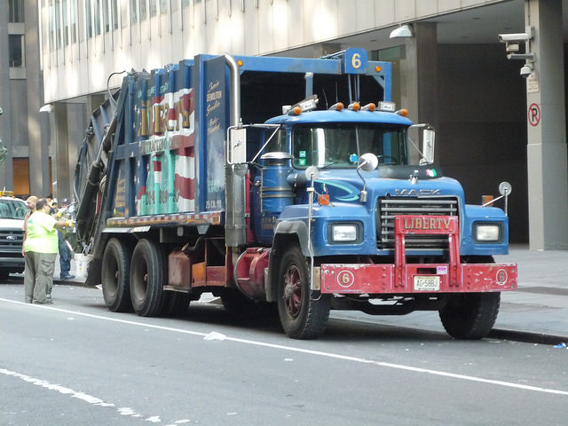 Operators of private trash trucks are among the most dangerous drivers in NYC. Photo: Jason Lawrence/Flickr