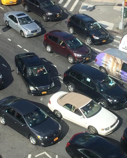 The speed limit is not why this is happening. Photo: @BrooklynSpoke