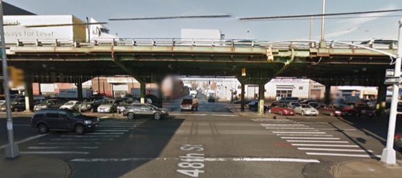 A driver killed Rigoberto Diaz as he biked through the intersection of 48th Street and Third Avenue in Sunset Park. Image: Google Maps