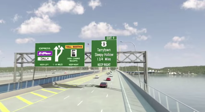 This is Cuomo's infrastructure legacy. Rendering: New NY Bridge/YouTube