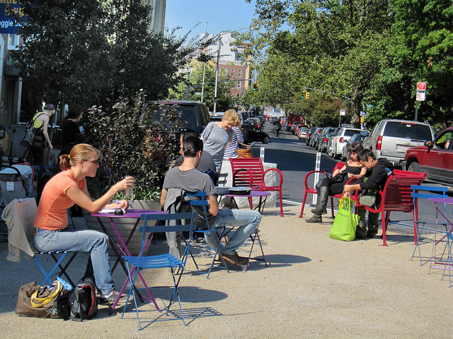 Whether it's Times Square or Corona Plaza, advocates and plaza managers say DOT needs better rules for its plaza program. Photo: NYC DOT/Flickr