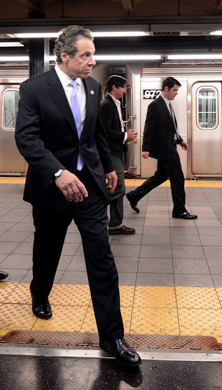 If Cuomo wants de Blasio's money, he'll have to bend to de Blasio's demands. Photo: New York City Transit/Flickr