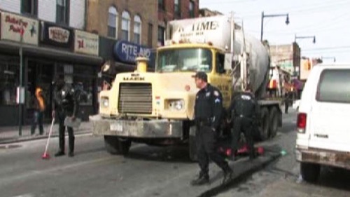 A cement truck driver killed Nancy Ventura a block from her Queens home. No charges were filed. Image: WNBC
