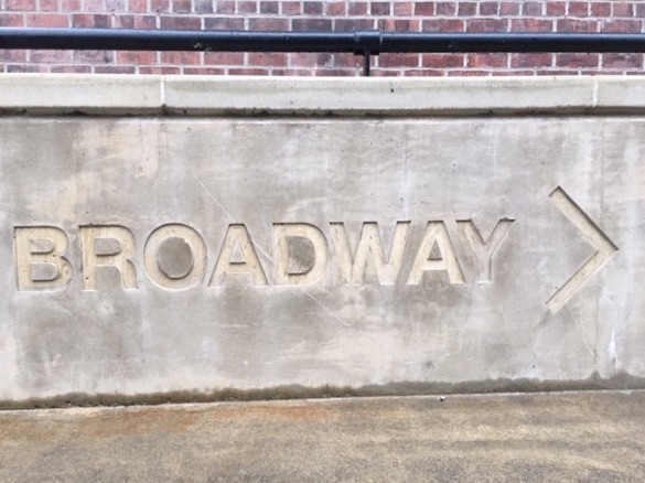 Wayfinding inlays were installed at the top and bottom.