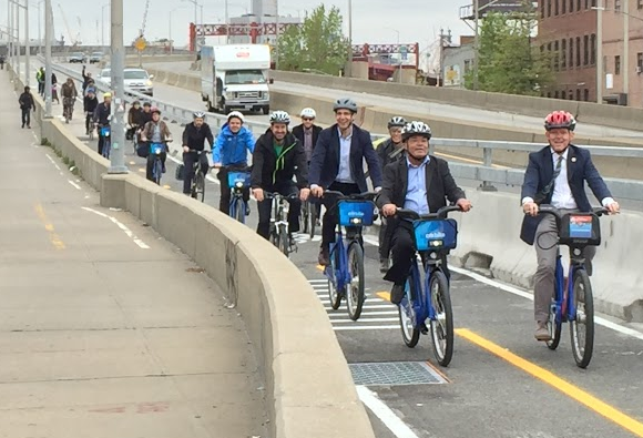 The Pulaski Bridge Bikeway Is Open and It s Magnificent