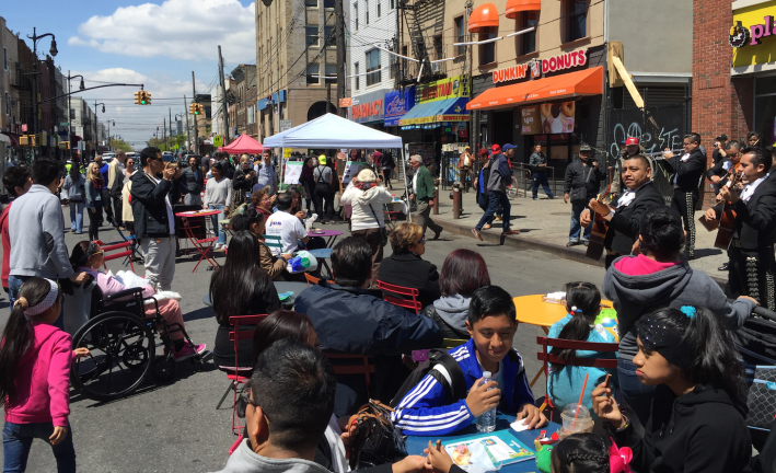 The city held a successful one-day plaza at the location in April. Photo: David Meyer
