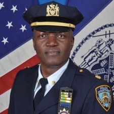 Deputy Inspector Clint A. McPherson, commanding officer of the 19th Precinct. Motorists have killed at least six people walking in the precinct in 2016 as officers crack down on cyclists.