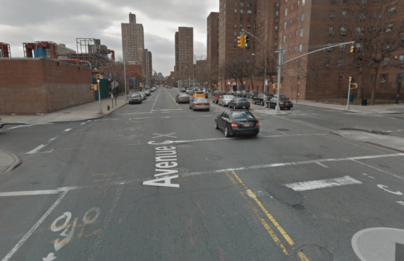 A Con Ed employee was found guilty of careless driving after he struck and killed 88-year-old Stella Huang while turning left at Avenue C and E. 16th Street. The NYS DMV revoked his license for one month. Image: Google Maps
