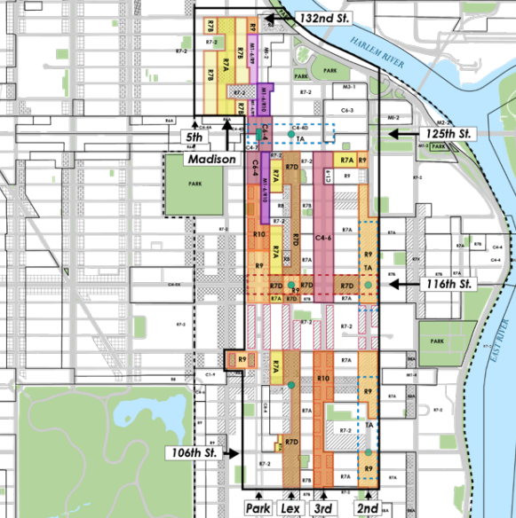 The Department of City Planning previewed its East Harlem rezoning proposal at Community Board 11 this week [PDF].