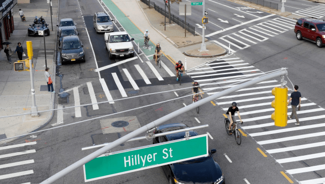 Queens Boulevard bike lane phase 2