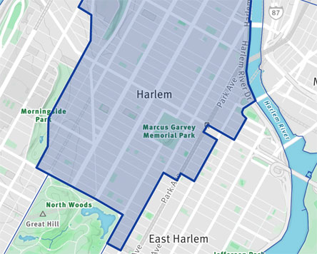 Harlem map