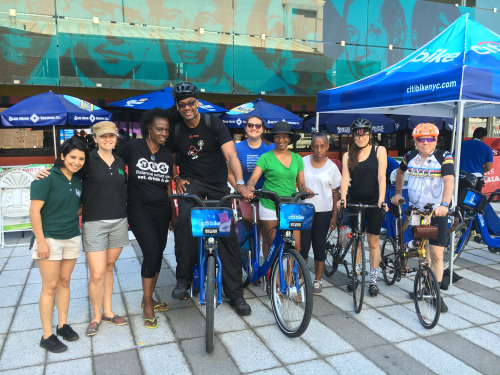 Bike-share is reaching more Bed-Stuy residents thanks to a major outreach effort led by the Bedford Stuyvesant Restoration Corporation. Photo: Citi Bike