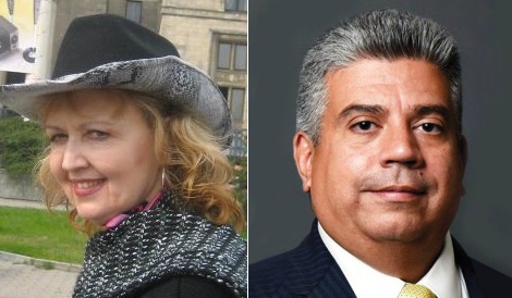 Krystyna Iwanowicz and Acting Brooklyn DA Eric Gonzalez