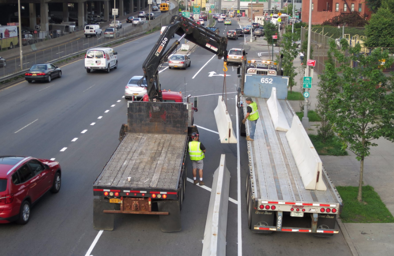 DOT Closes Short Bike Lane Gap on Bruckner Blvd Next Phase Scheduled