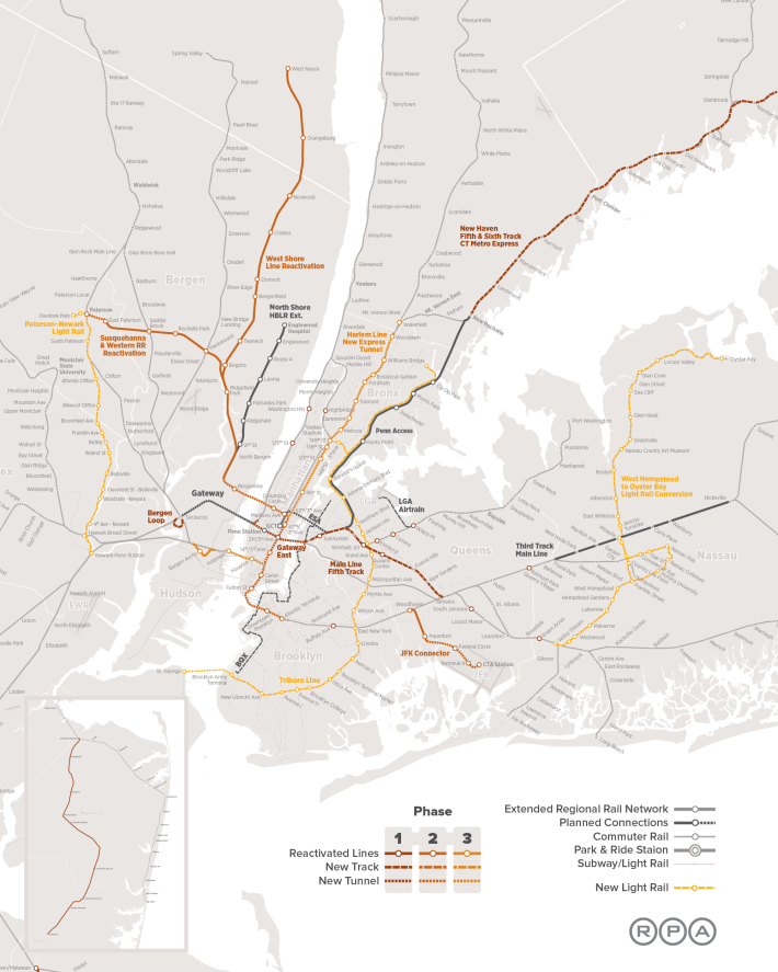 RPA thinks regional officials must think beyond the Gateway tunnel project to further expand cross-Hudson rail capacity. Image: RPA