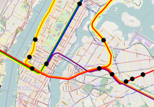 A rail connection between Penn Station and Grand Central . Map: Alon Levy