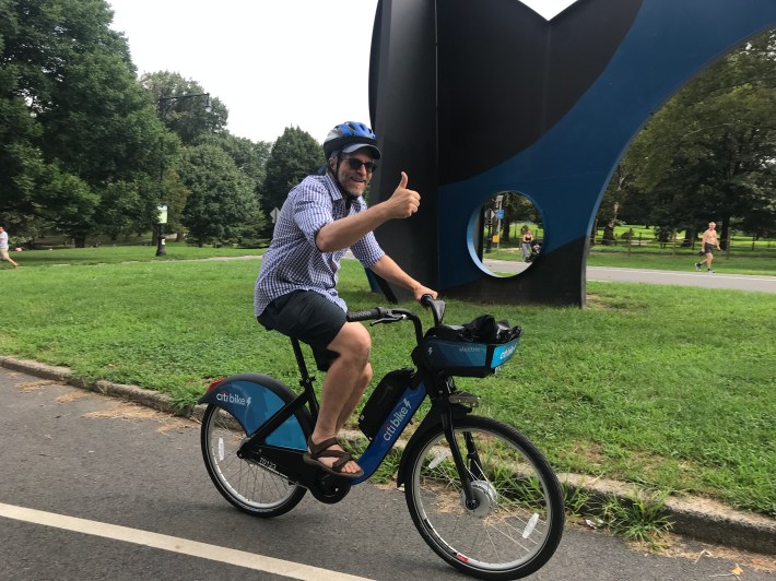 Citi Bike's battery-powered bike remains popular...when you can find one. Photo: Ben Kuntzman