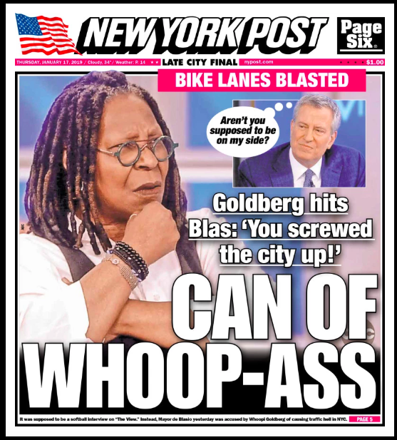 Post whoopi goldberg front page