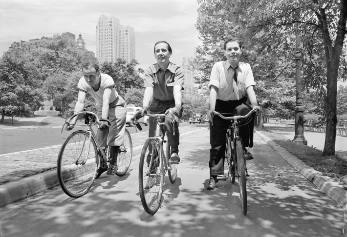 Central Park Bicyclists, Courtesy of NYC Parks Photo Archive.