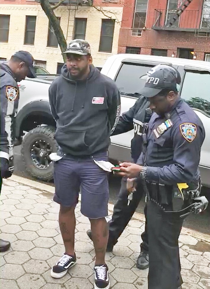 The arrest of Shardy Nieves on April 20, 2019.