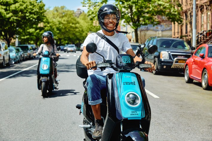 The now-discontinued revel e-scooter. Photo: Revel.