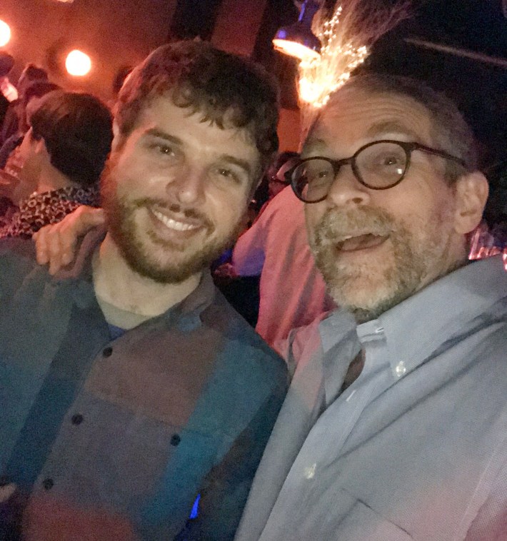 Streetsblog's 2018 Activist of the Year Brian Howald (left) and Streetsblog Editor in Chief 2018-??? Gersh Kuntzman