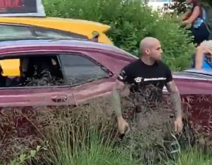 Gothamist has identified the driver as city firefighter Brauley De La Rosa . Photo: Liz Gonzales