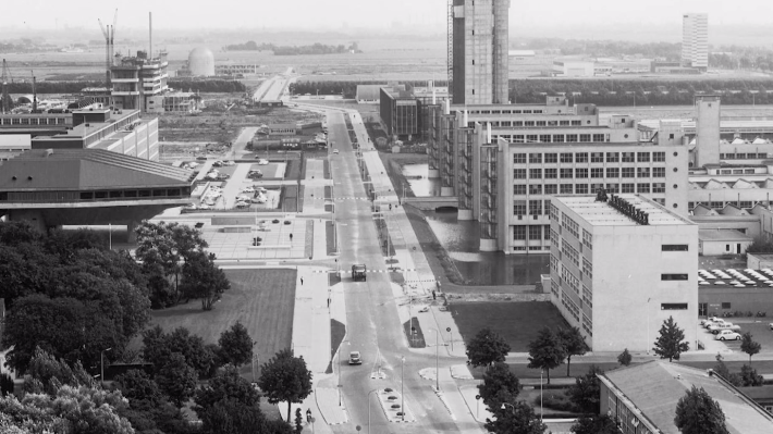 This is what the road to the local university once looked like. Now, it's a bike and busway.